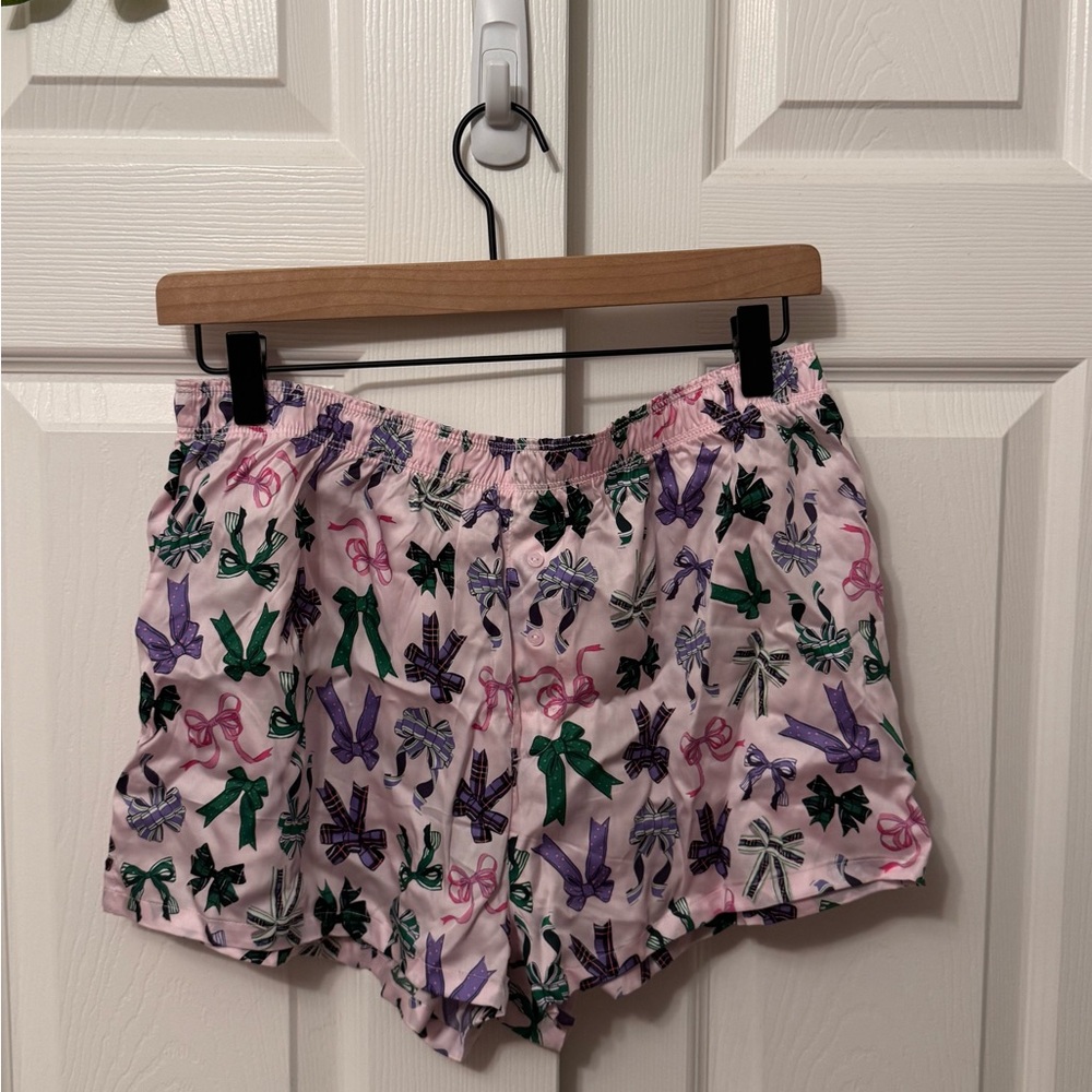 NWT VS PINK Silky Sleepy Boxy pajama shorts